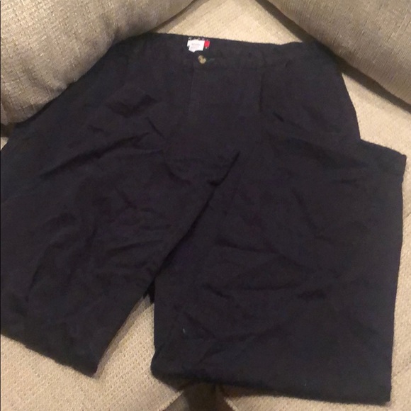 Navy Blue Tommy Hilfiger pants - Picture 2 of 4